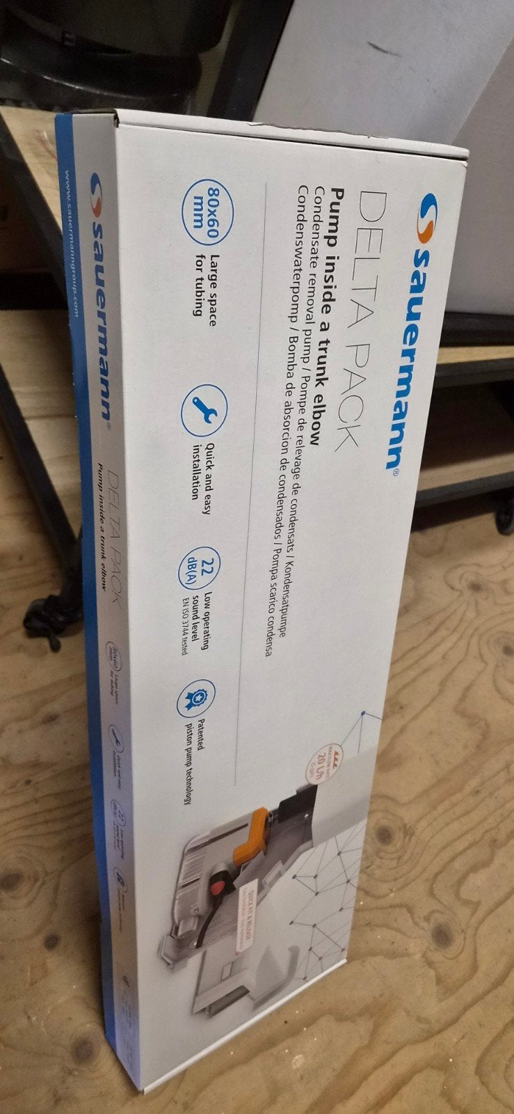 Sauermann Delta Pack Condenswaterpomp - Nieuw in doos, Doe-het-zelf en Verbouw, Ventilatie en Afzuiging, Ophalen of Verzenden