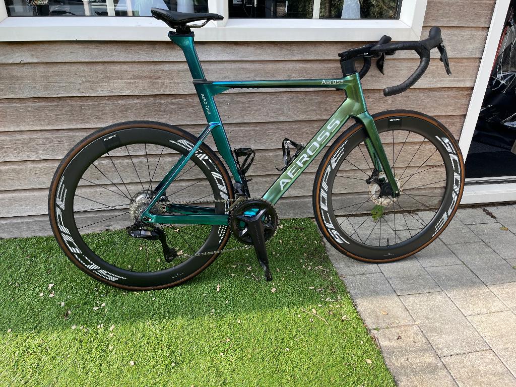 Prachtige aeross one racefiets, Fietsen en Brommers, Carbon, Heren, Zo goed als nieuw, Meer dan 20 versnellingen
