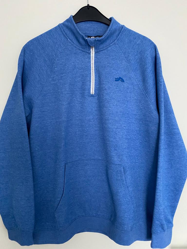 Sweater maat M (50/52) merk Crivit sportswear Nieuwstaat, Ophalen of Verzenden, Zo goed als nieuw, Maat 48/50 (M), Blauw