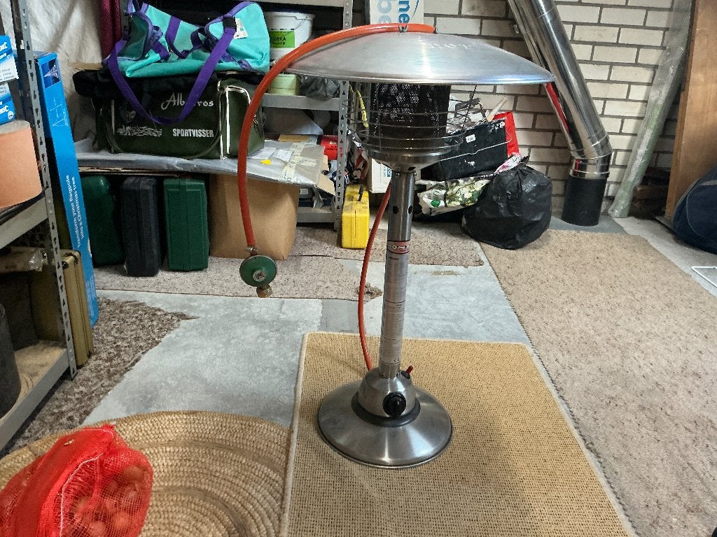 Terrasverwarmer, Tuin en Terras, Terrasverwarmers, Ophalen, Gebruikt, Gas, Vloer