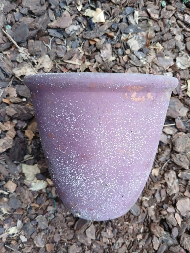 bloempot paars, Gebruikt, Rond, Binnen, Ophalen of Verzenden