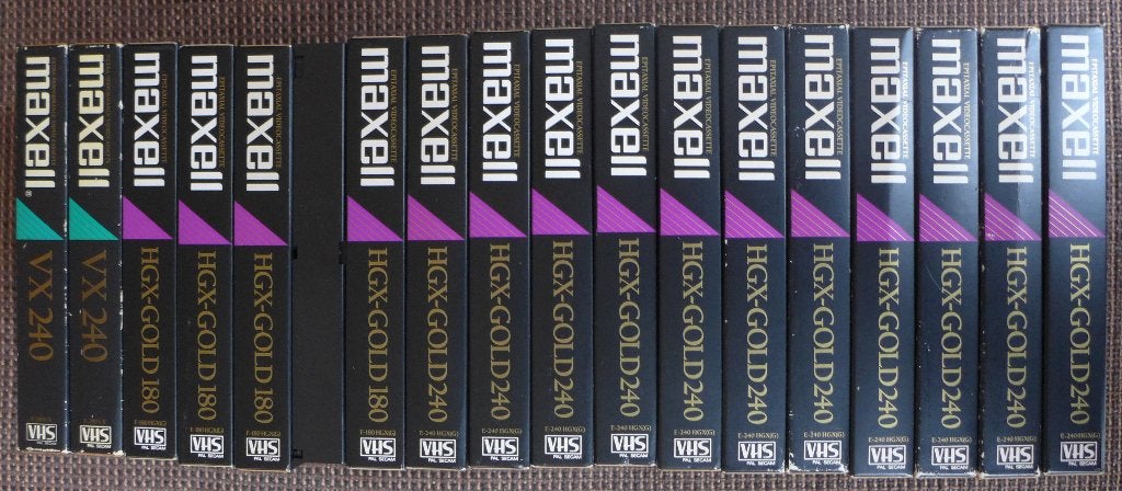 Maxell VHS video-banden p/s, Alle leeftijden, Ophalen of Verzenden, Zo goed als nieuw, Overige genres