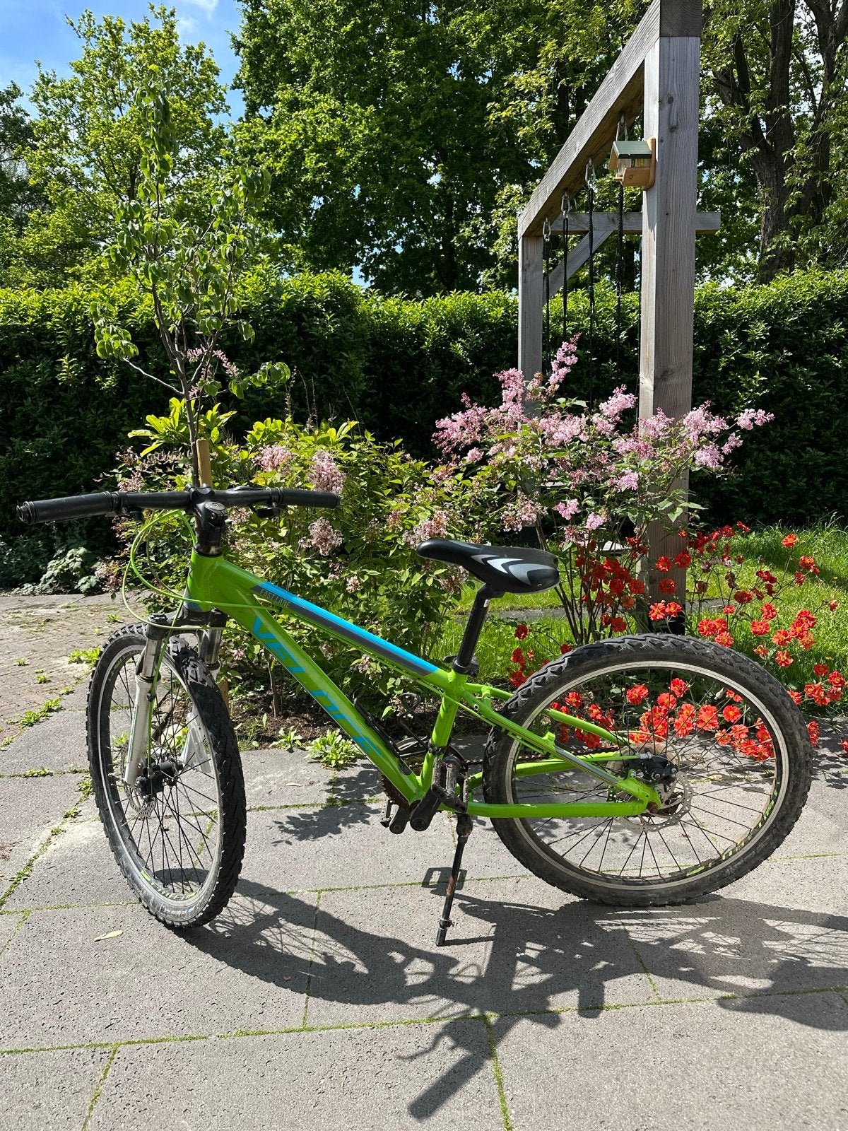 Opknapper! Mountainbike met versnellingen en schijfremmen, Gebruikt, Aluminium, Ophalen of Verzenden, Schijfrem