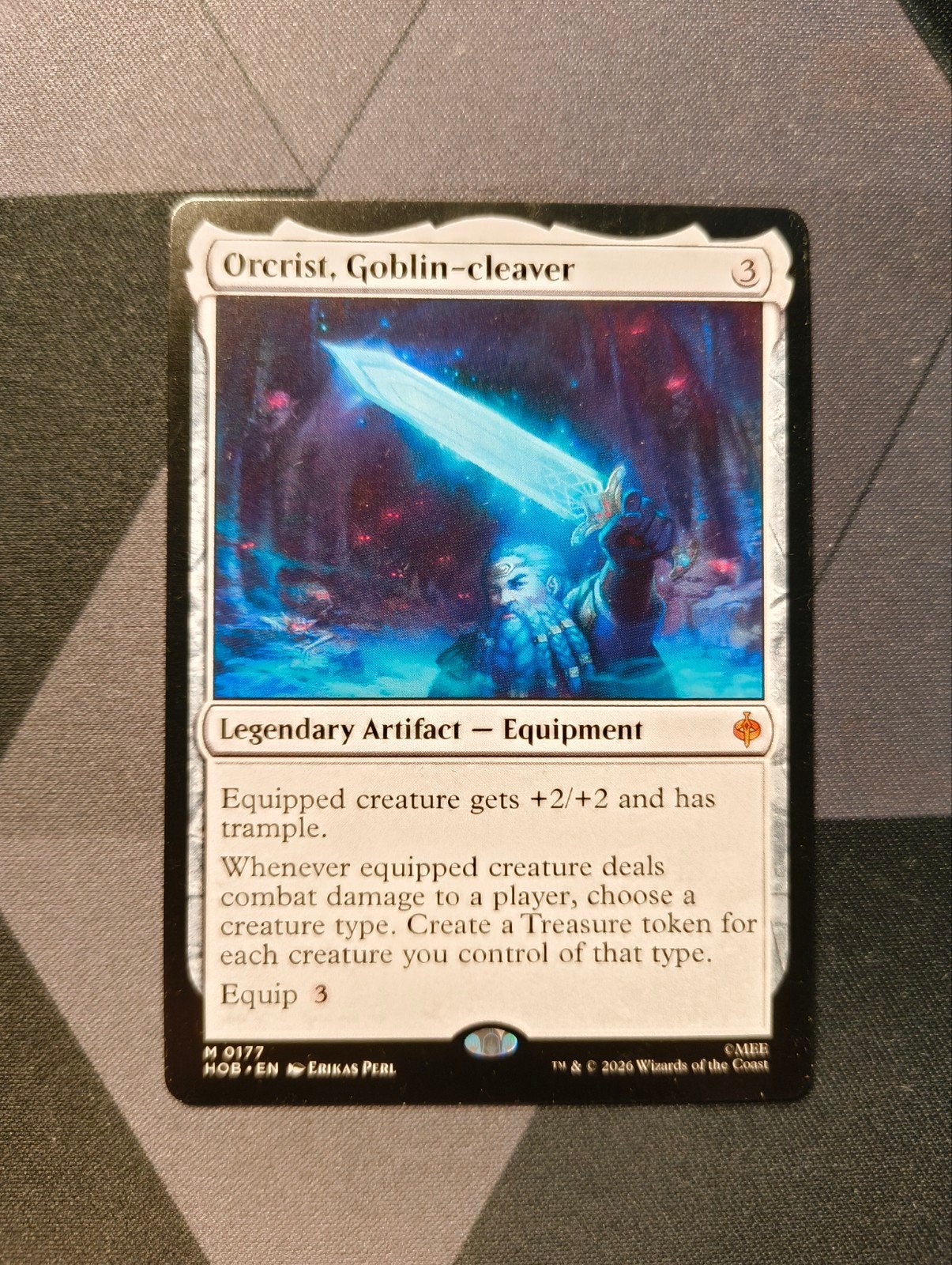 Magic: The Gathering Orcrist, Goblin-cleaver (M0177), Ophalen of Verzenden, Zo goed als nieuw, Losse kaart