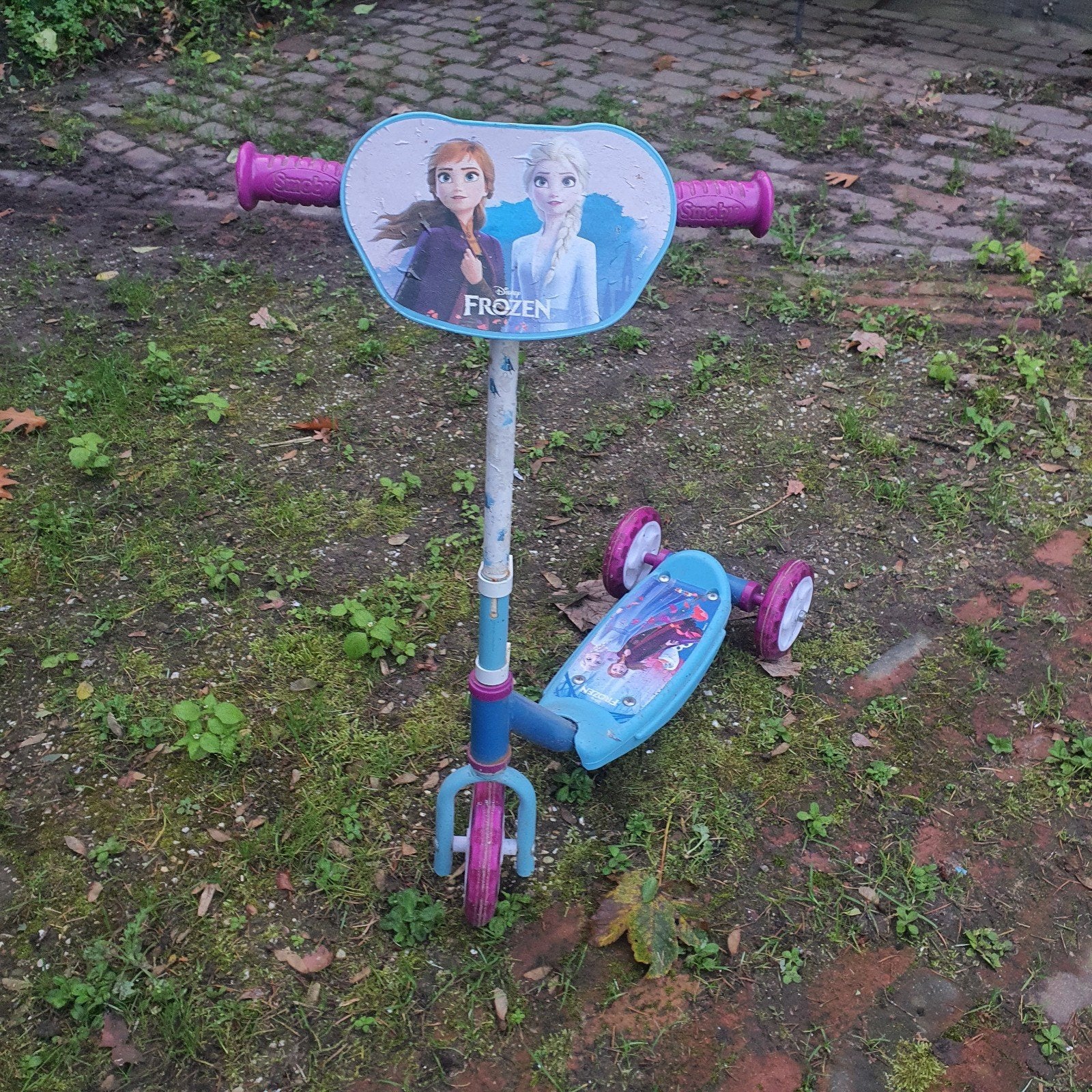 Frozen step voor peuters, Fietsen en Brommers, Ophalen, Gebruikt, Gewone step