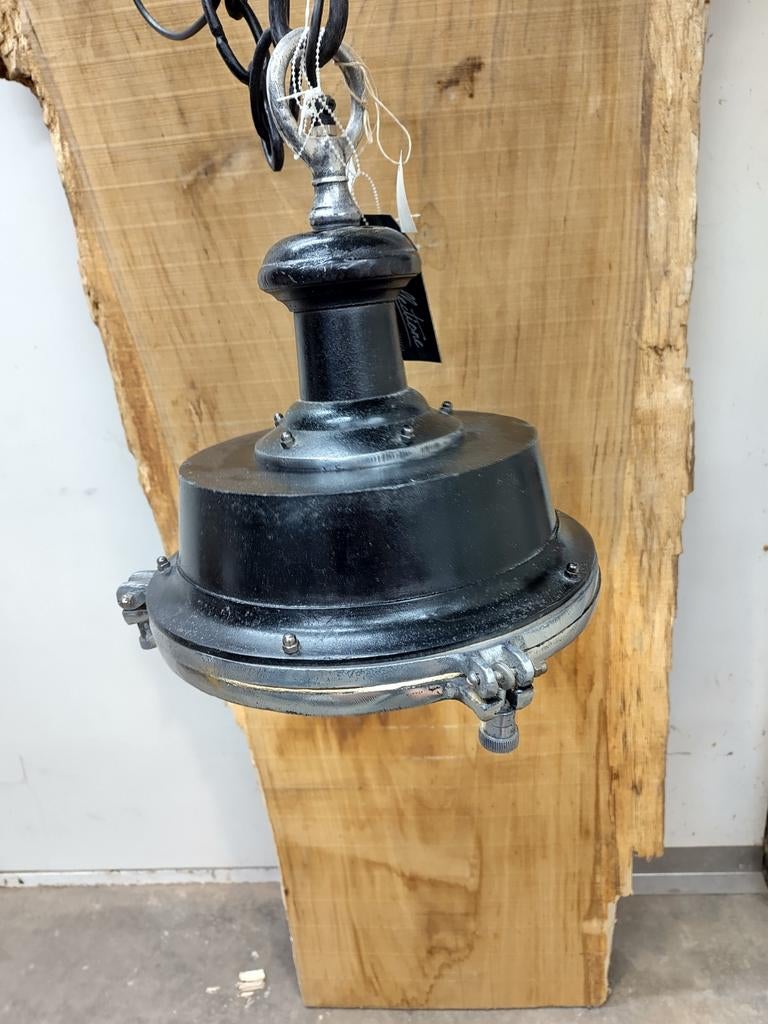 Hanglamp Ida 30 cm California mat zwart ruw - Casabella, Nieuw, Industrieel, Modern, Ophalen of Verzenden, Metaal