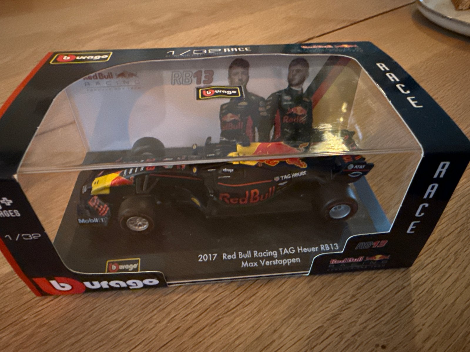 Max Verstappen F1 modelauto Red Bull RB13 2017 Bburago, Overige merken, Auto, 1:32 tot 1:50, Nieuw