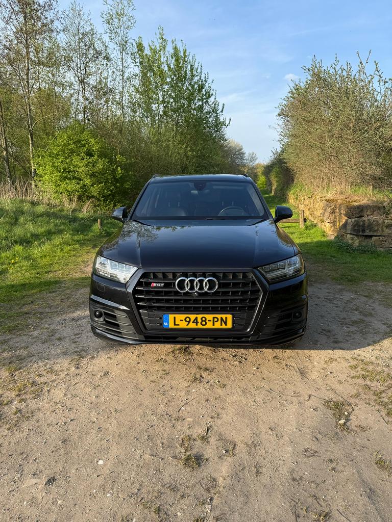 Audi Q7 SQ7 4.0 TDI 435pk Quattro Tiptronic 7pl 2018 Zwart, Auto's, Audi, Automaat, 7 stoelen, Zwart, Diesel