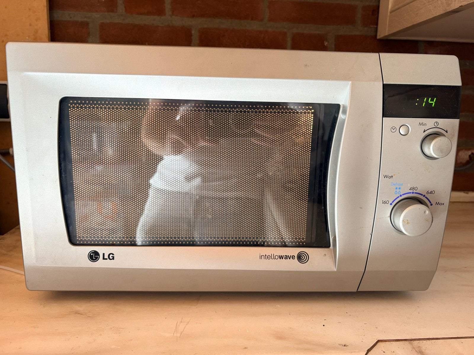 LG Intellowave Magnetron - Zilverkleurig, Ophalen, Gebruikt, Magnetron, Draaiplateau