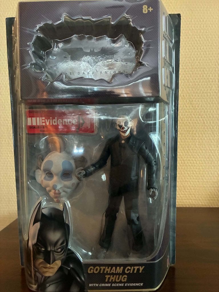 Mattel DC Movie Masters Dark Knight Gotham City Thug x 2, Ophalen of Verzenden, Nieuw