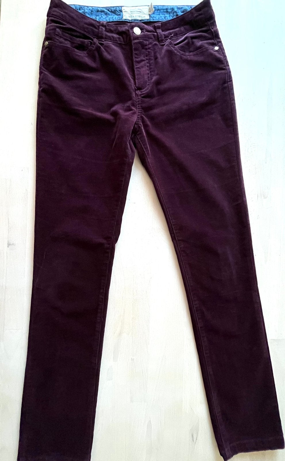 Seasalt Cornwall aubergine kleur velours broek maat 36, Ophalen of Verzenden, Zo goed als nieuw, W28 - W29 (confectie 36)