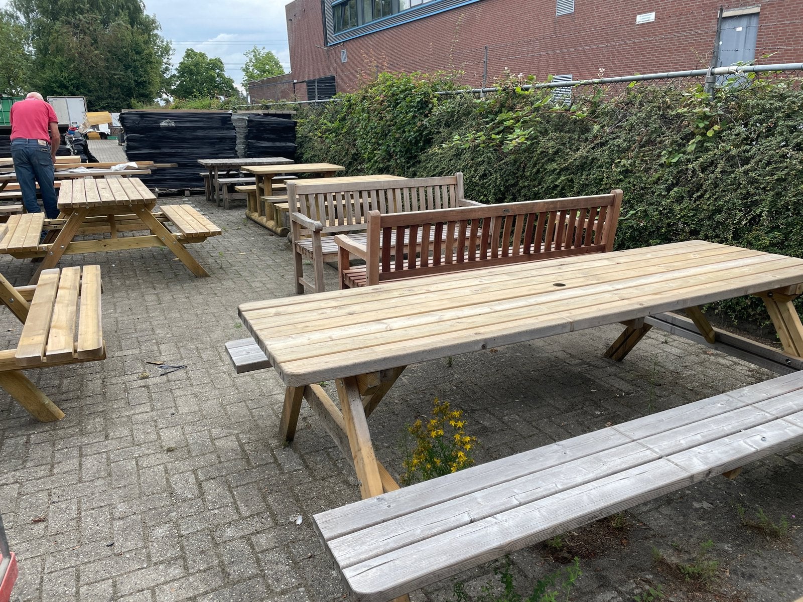 Picknicktafels diverse soorten, Ophalen, Hout