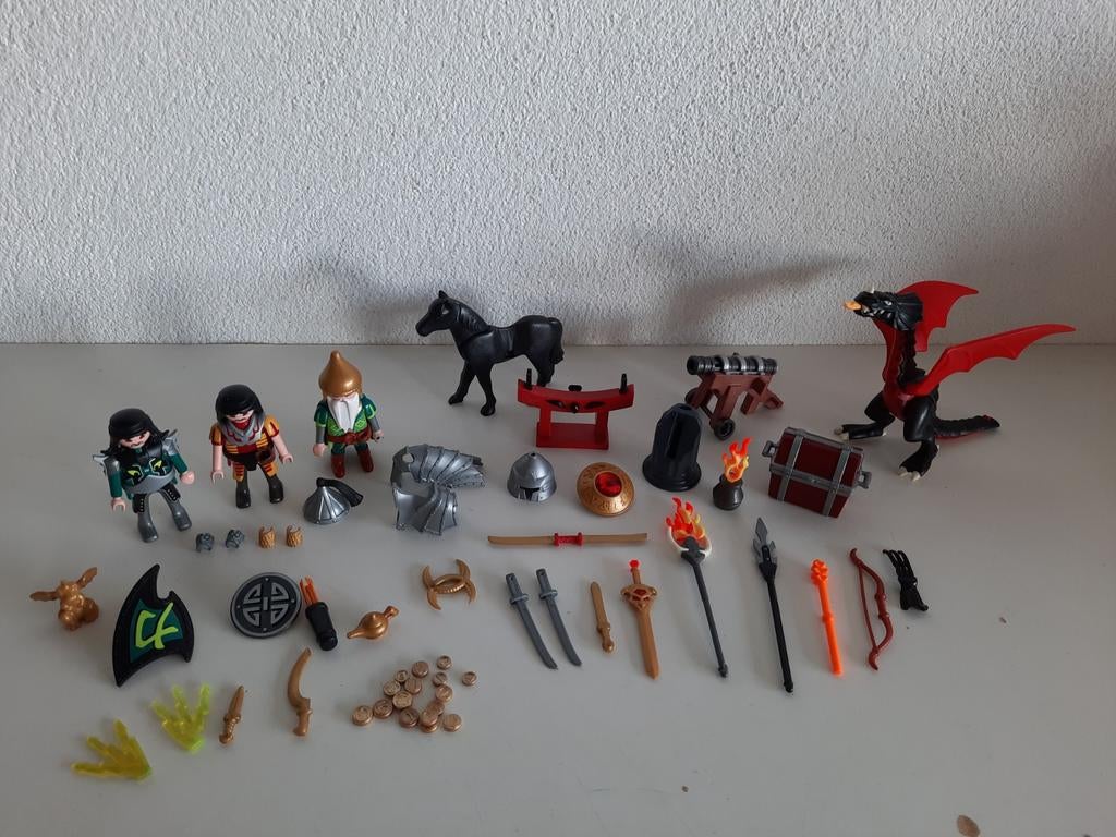 Playmobil Drakenridders inhoud adventskalender 5493, Ophalen of Verzenden, Gebruikt, Jongen of Meisje