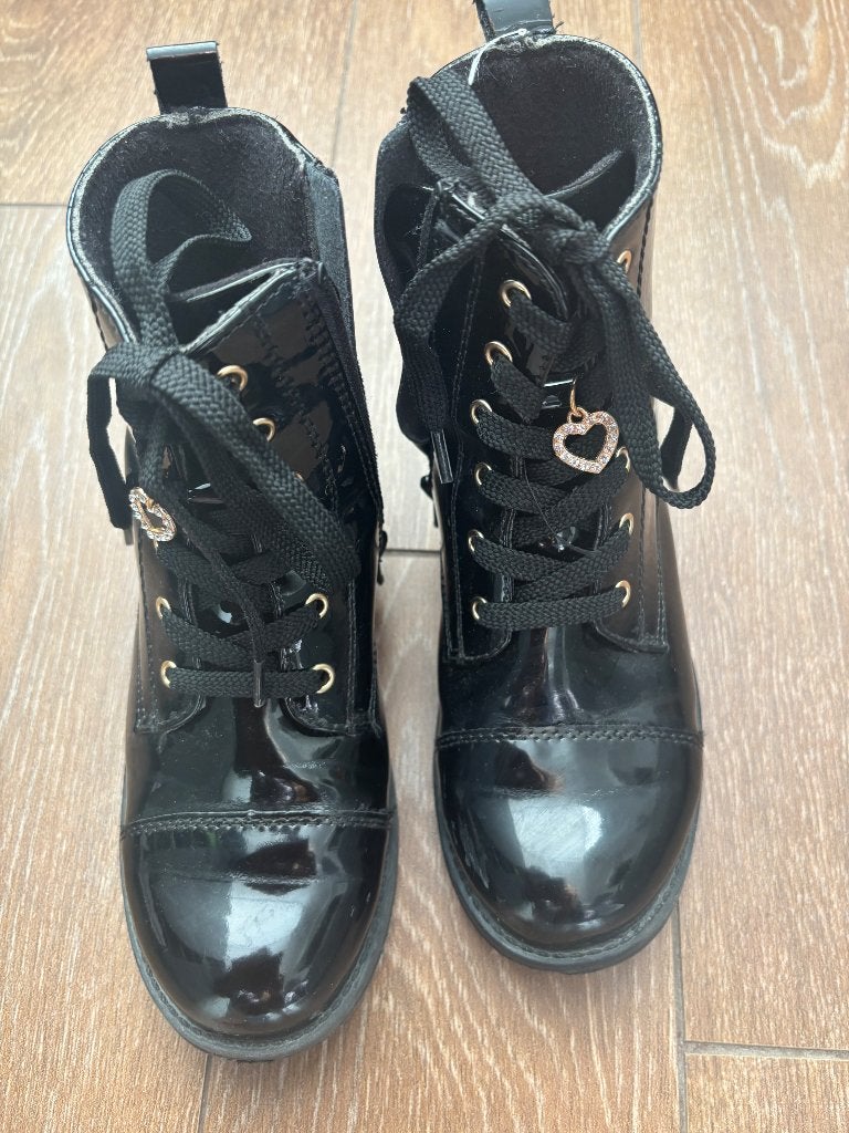 Zwarte laklaarzen maat 30, Meisje, Graceland, Ophalen of Verzenden, Laarzen