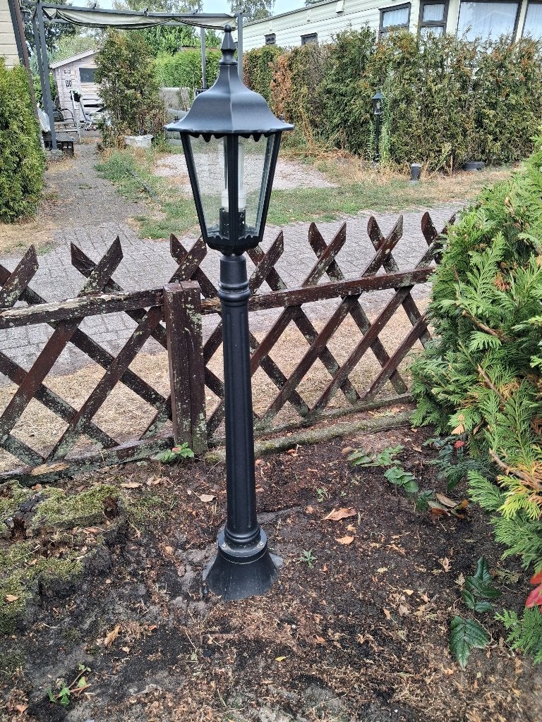 Klassieke buiten lantaarn, Tuin en Terras, Buitenverlichting, Ophalen, Gebruikt, Minder dan 50 watt, Staande lamp