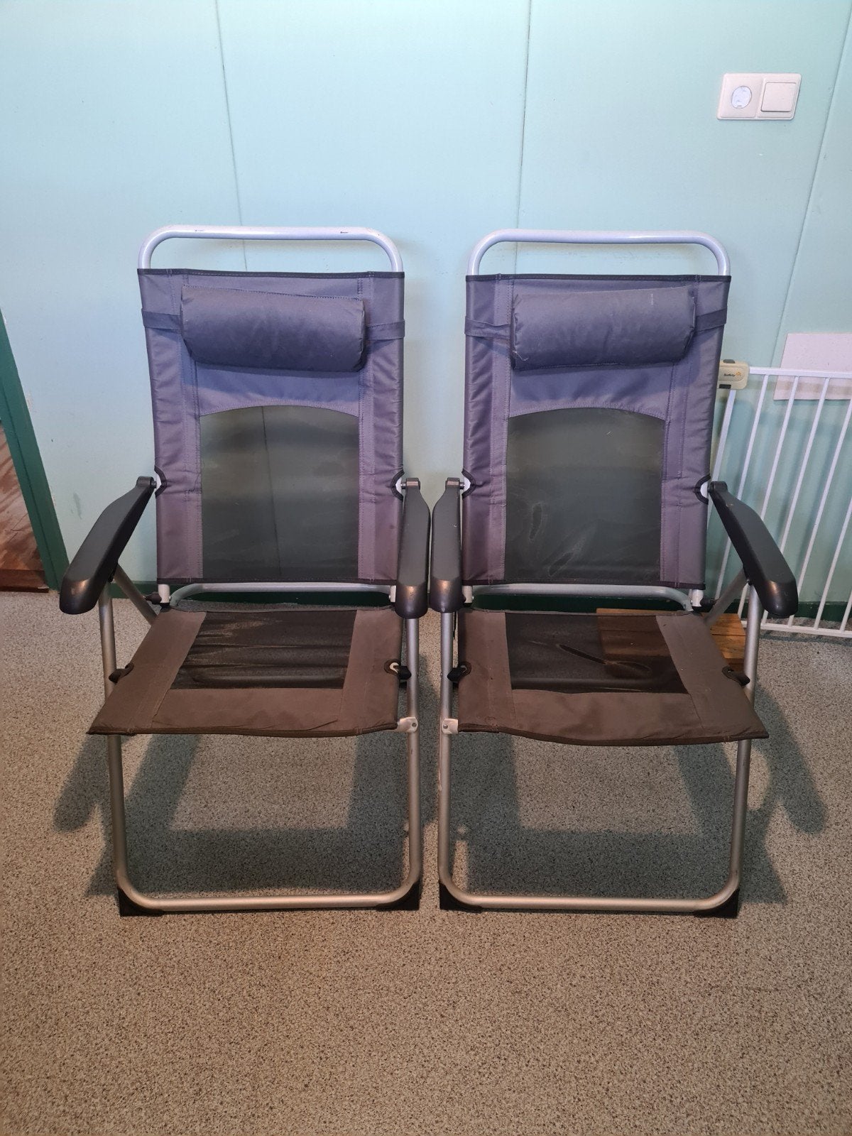 2 Kampeerstoelen, kleiner model, Ophalen, Gebruikt, Campingstoel