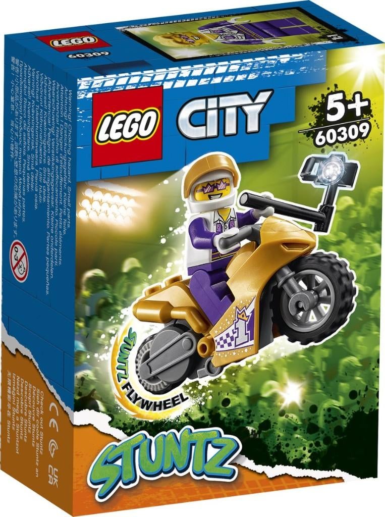 Lego City 60309 Selfie Stuntmotor NIEUW, Lego, Lego, Nieuw, Ophalen of Verzenden