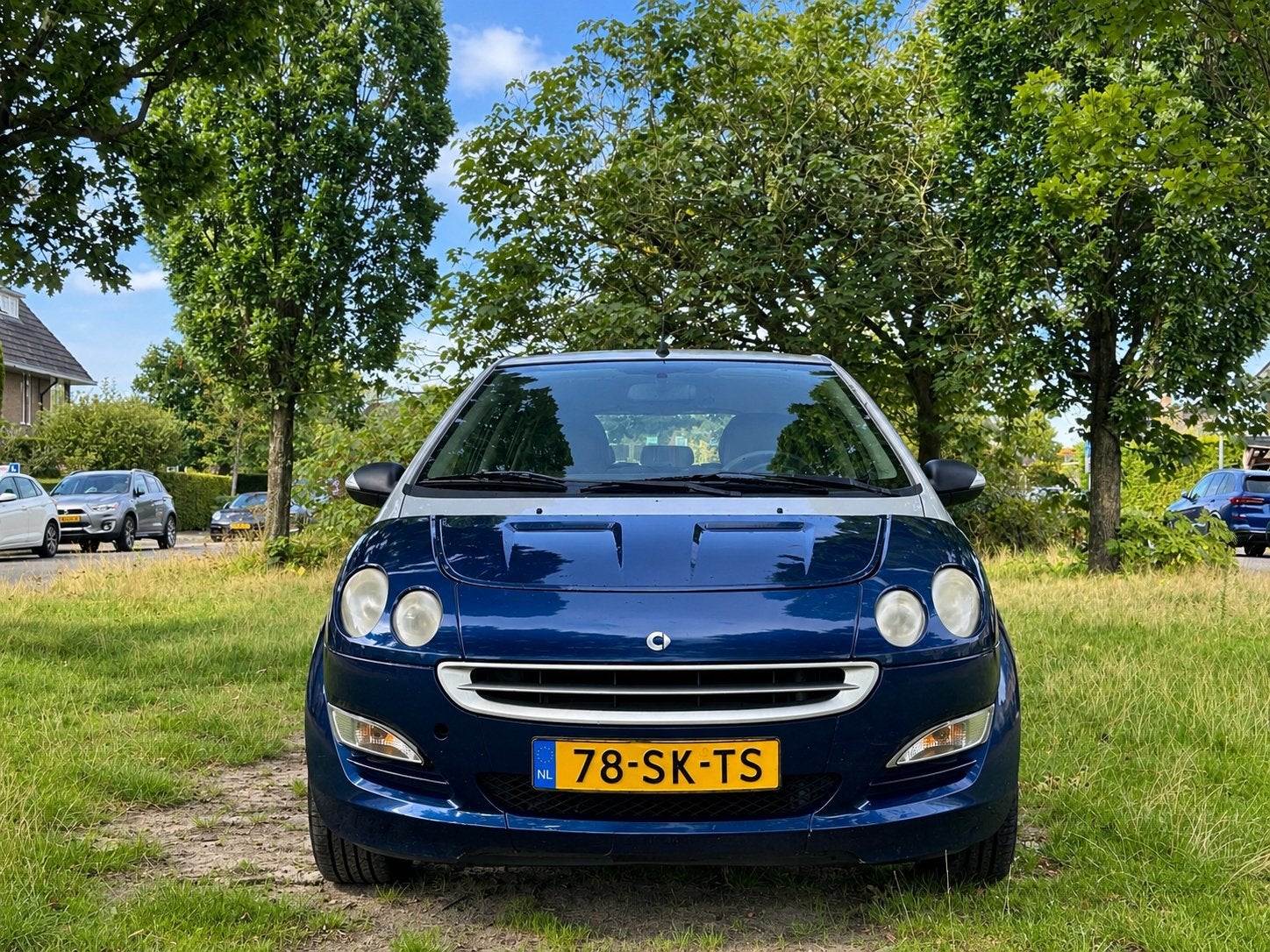 Smart ForFour 1.1 2006  donkerblauw / zilver, Auto's, Voorwielaandrijving, Origineel Nederlands, Handgeschakeld, Particulier