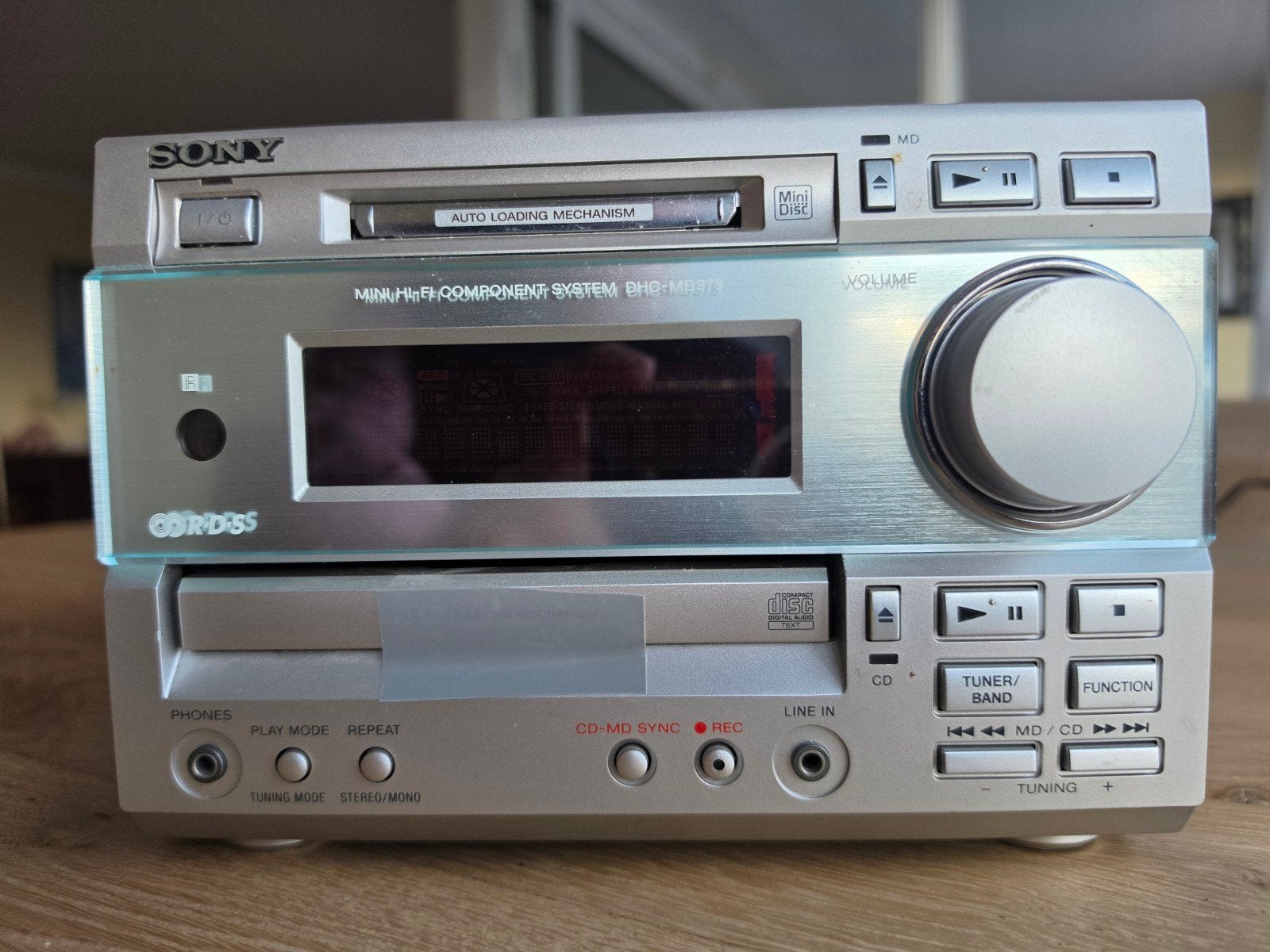 SONY MINI HIFI Radio en MD-speler + 10 MD's, Ophalen, Gebruikt