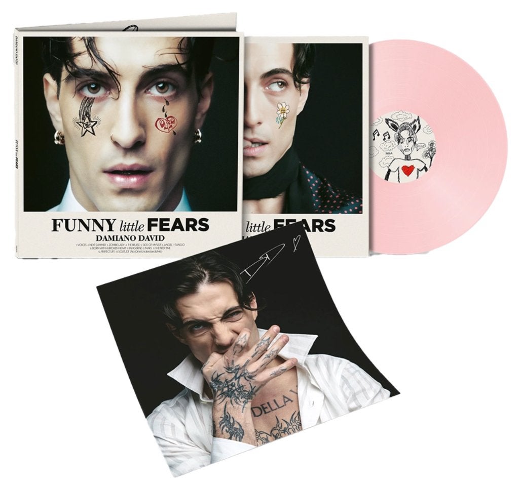 Vinyl LP Damiano David Funny Little Fears SIGNED PINK NIEUW, 2020 tot heden, Ophalen of Verzenden, 12 inch, Nieuw in verpakking