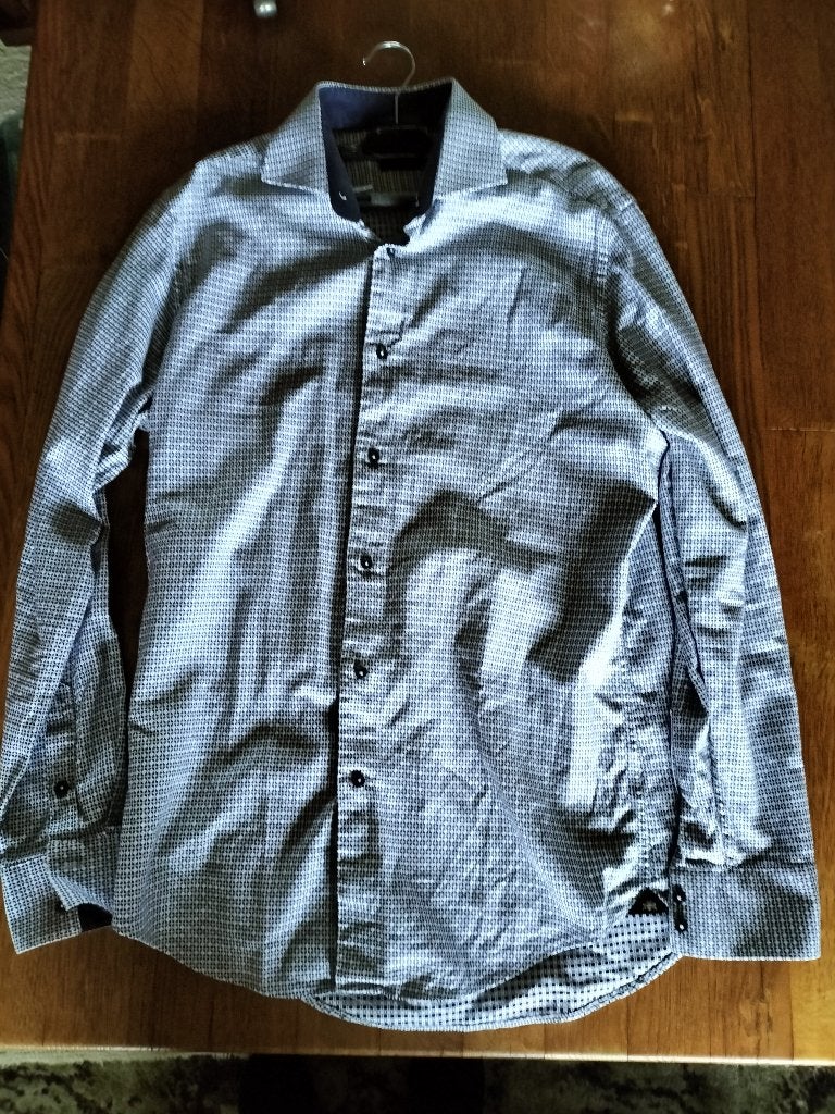 NIEUWSTAAT: CIRCLE OF GENTLEMEN HERENBLOUSE MAAT 41 !, Circle of Gentlemen, Verzenden, Wit, Zo goed als nieuw