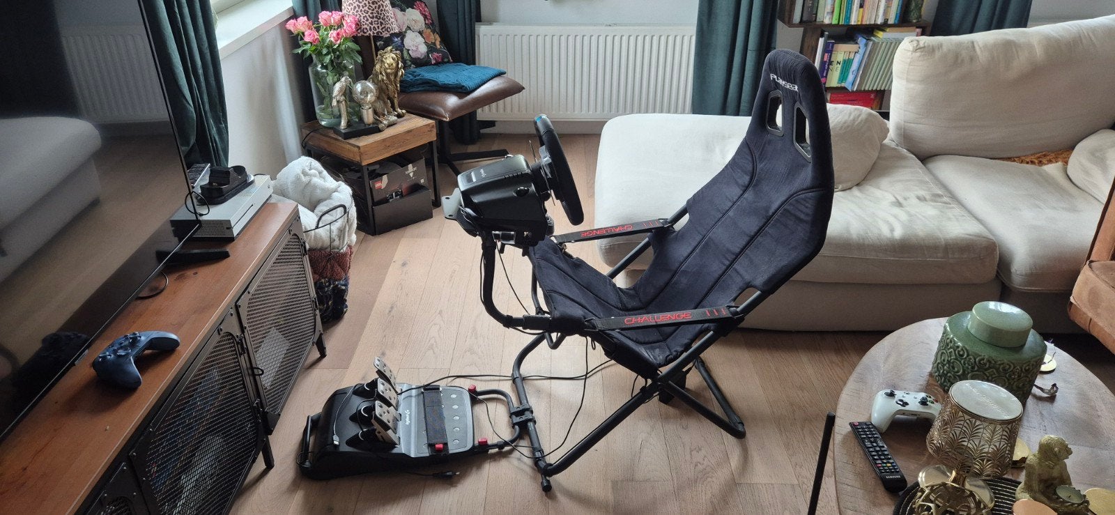 Logitech G29 racestuur met Playseat Challenge, Spelcomputers en Games, Ophalen of Verzenden, Overige merken, Zo goed als nieuw
