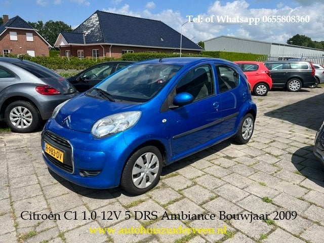 CITROEN C1 1.0-12V 5-DRS Ambiance APK 16-7-2027, Auto's, Citroën, Stof, Gebruikt, C1, 68 pk