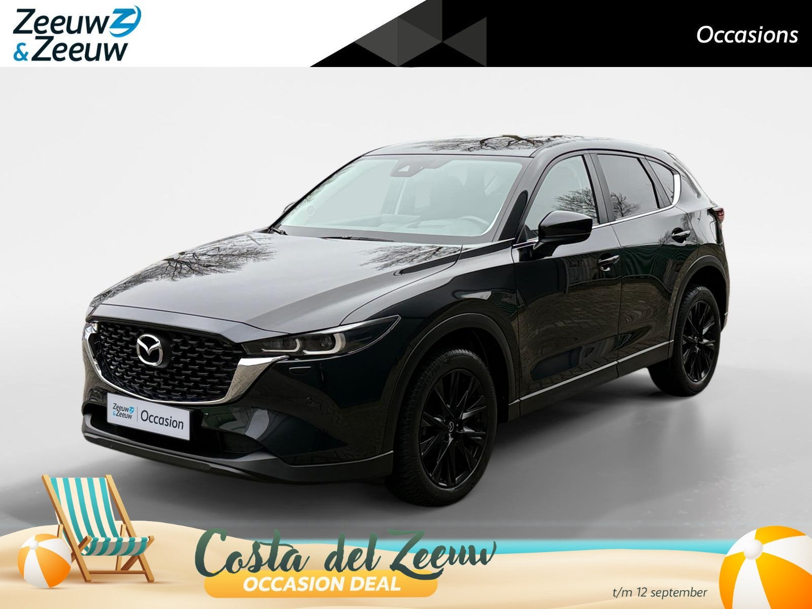 Mazda CX-5 2.0 SkyActiv-G 165 Comfort | HUD | Stoel/Stuurver, Auto's, Stof, Gebruikt, 4 cilinders, Zwart