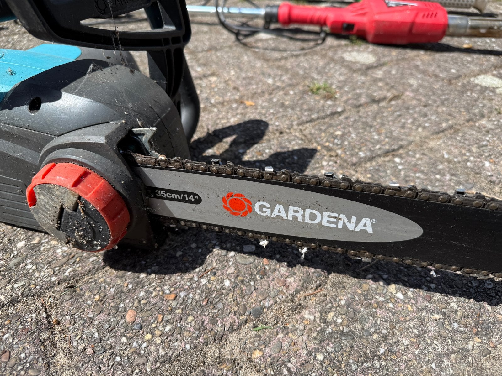 Gardena CST 3518 elektrische kettingzaag 1800W, Ophalen, Gebruikt, 30 t/m 39 mm