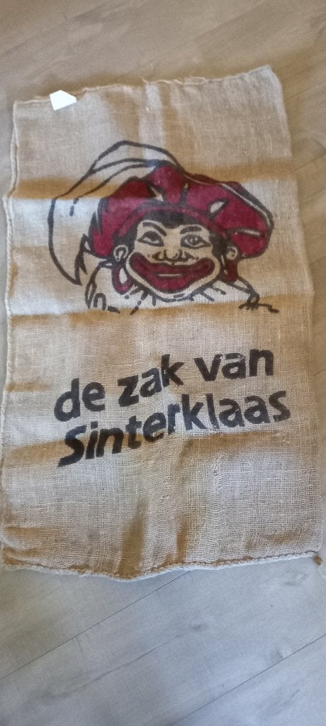 5 Jute Sinterklaas zakken/5 December De zak van Sinterklaas, Ophalen of Verzenden, Zo goed als nieuw