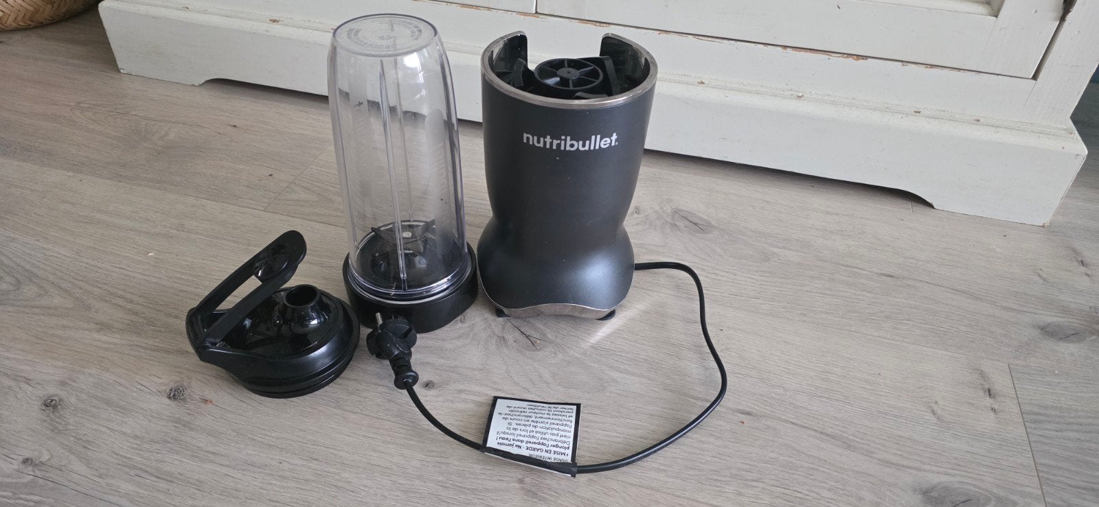 Nutribullet Ultra 1200 met 2 bekers en drinkdop, Minder dan 1 liter, Ophalen of Verzenden, Zo goed als nieuw