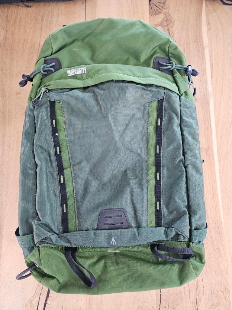 Fototas Mindshift 36L Woodland Green, Audio, Tv en Foto, Fotografie | Fototassen, Overige merken, Gebruikt, Rugtas, Ophalen of Verzenden
