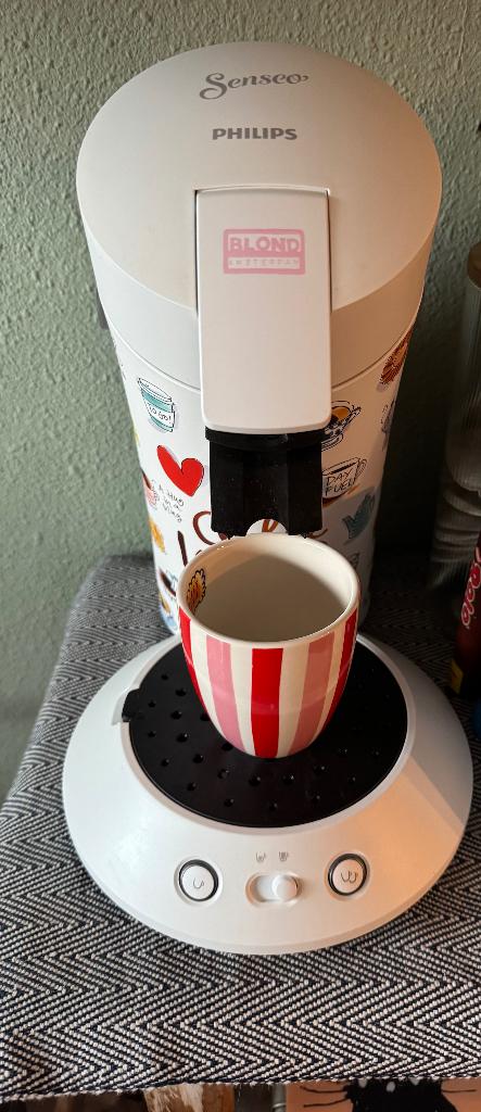 Senseo blond Amsterdam, Koffiemachine, Ophalen of Verzenden, Zo goed als nieuw, Koffiepads en cups