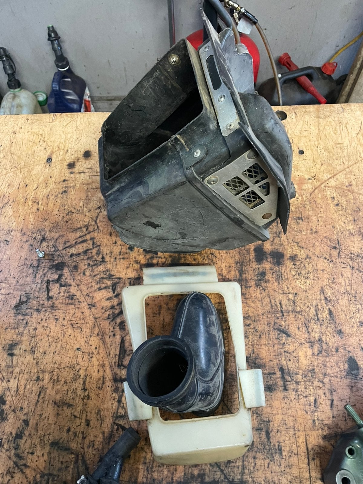 Filterbak en radiateur Suzuki RM125, Ophalen of Verzenden, Gebruikt