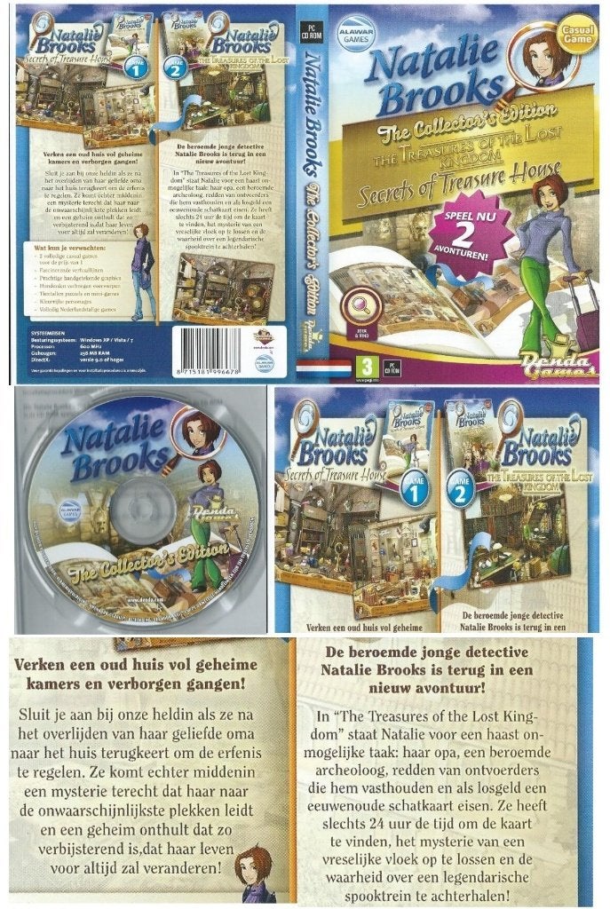 Natalie Brooks treasures of the lost kingdom videogame, Puzzel en Educatief, 1 speler, Eén computer, Ophalen of Verzenden
