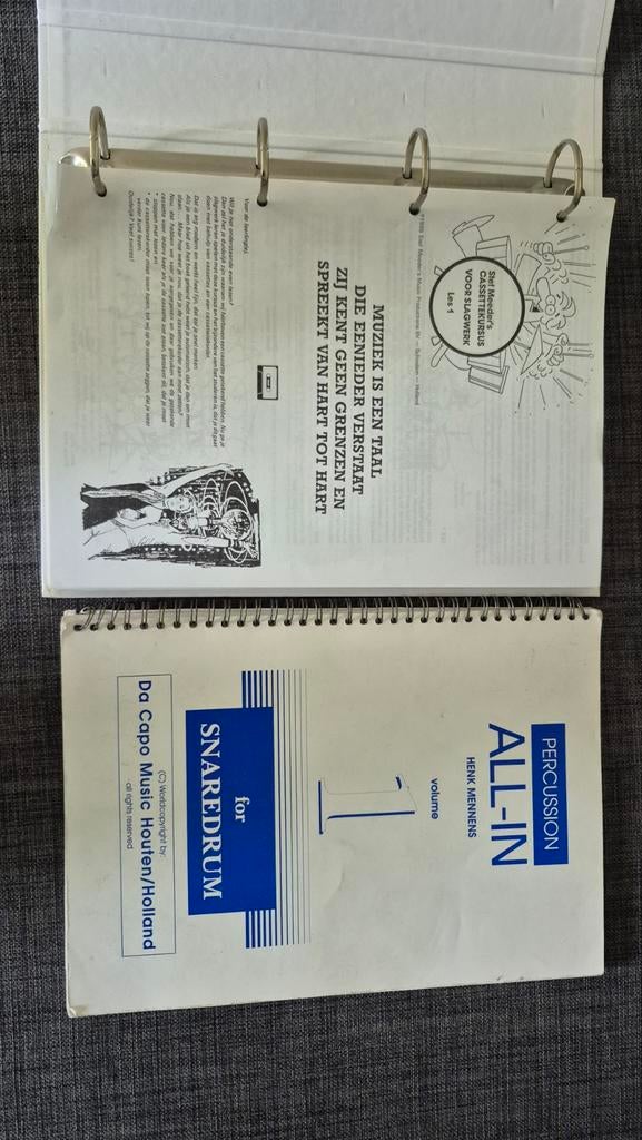 Percussion ALL-IN volume 1 - Snaredrum lesboek + drum cursus, Muziek en Instrumenten, Drumstellen en Slagwerk, Gebruikt, Overige merken