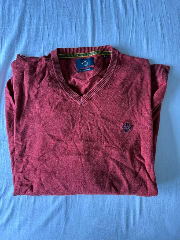 Stijlvolle Rode Herentrui, Ophalen of Verzenden, Zo goed als nieuw, Maat 56/58 (XL), Rood