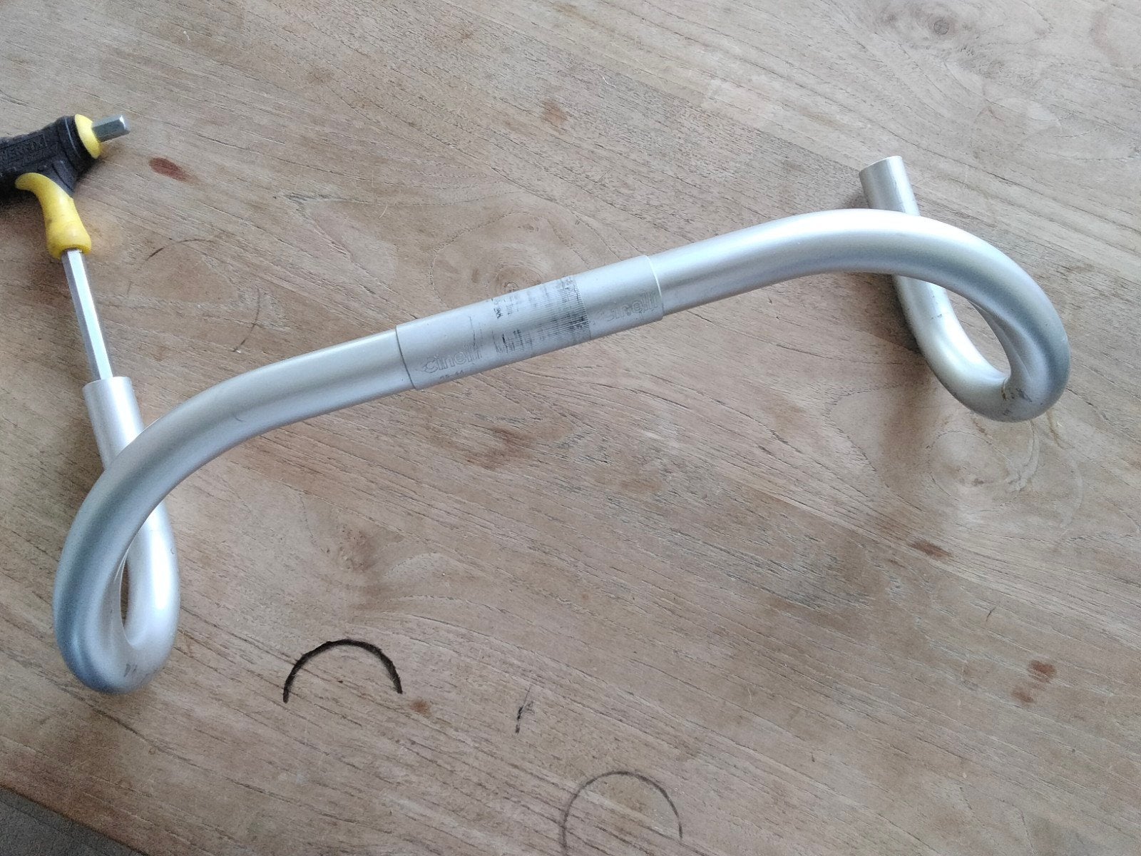 Cinelli Racefiets stuur. 26mm. 44cm., Gebruikt, Stuur, Cinelli, Ophalen of Verzenden