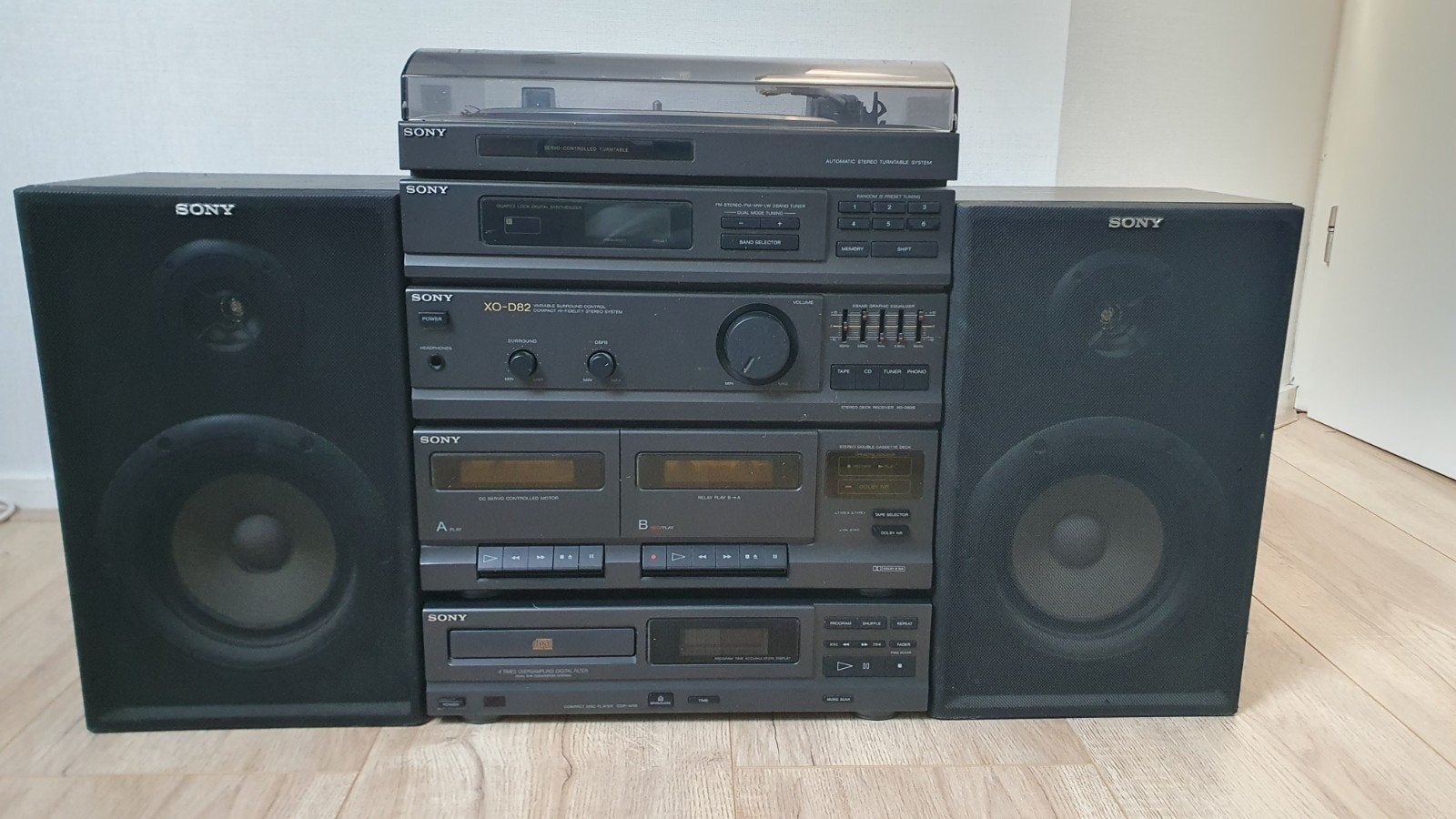 SONY stereotoren incl 2 luidsprekers, Audio, Tv en Foto, Ophalen, Gebruikt, Tuner of Radio, Sony