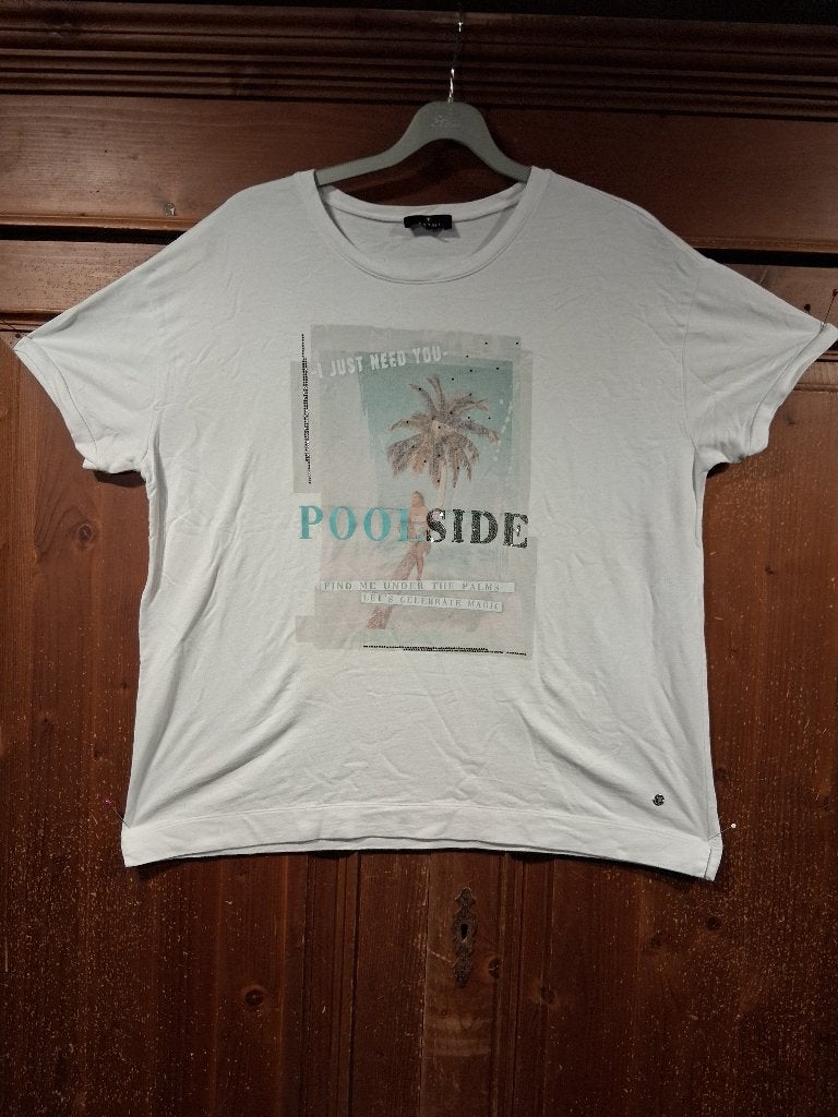 prachtig shirtje met strass steentjes 44 Monari, Monari, Maat 42/44 (L), Nieuw, Ophalen of Verzenden