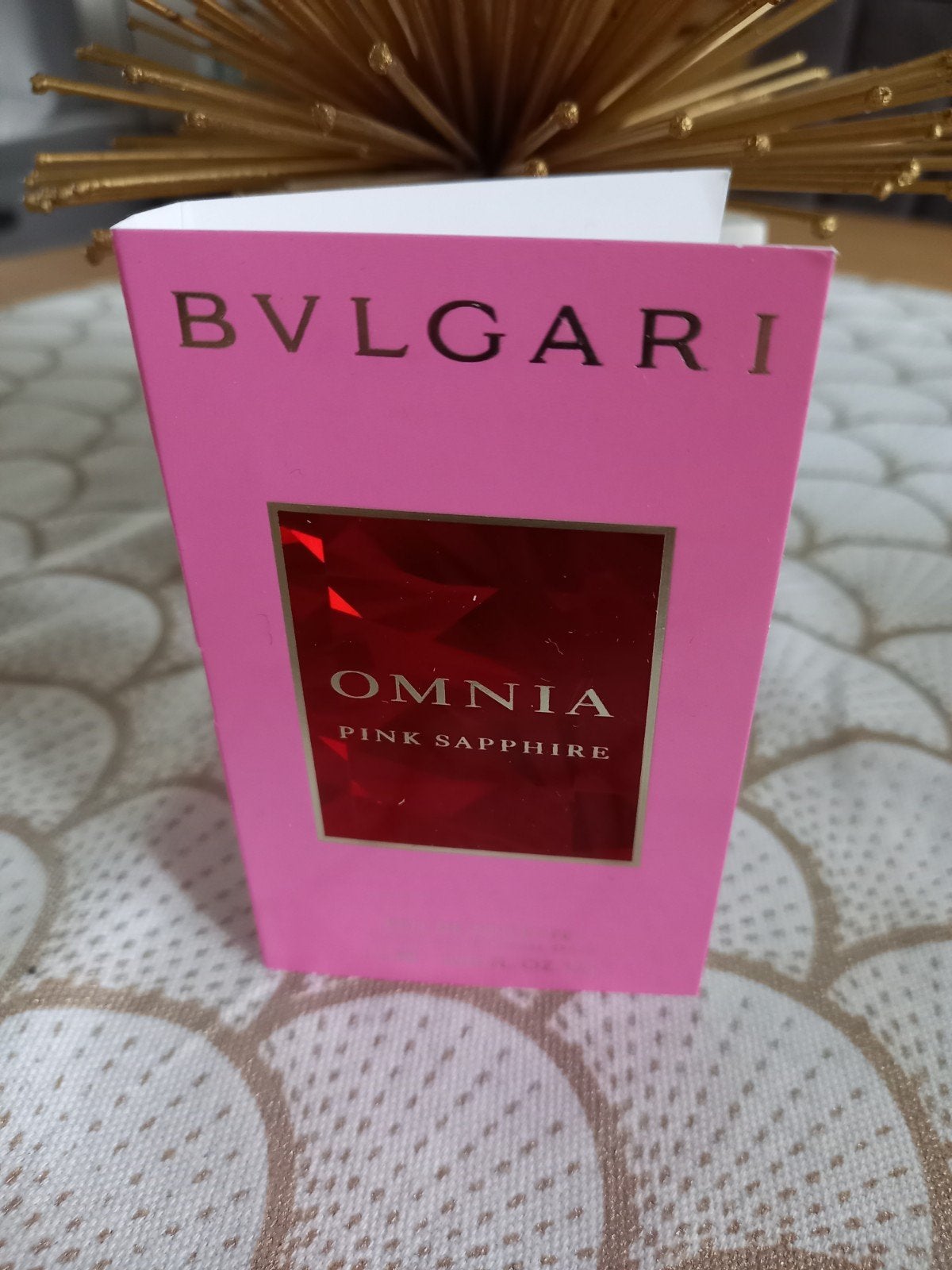 Proefje Omnia Pink Sapphire Bulgari, Ophalen of Verzenden