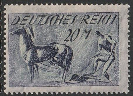 Rijk 1921 196 Ploeger 20m, Postfris, Ophalen of Verzenden, Overige periodes, Postfris