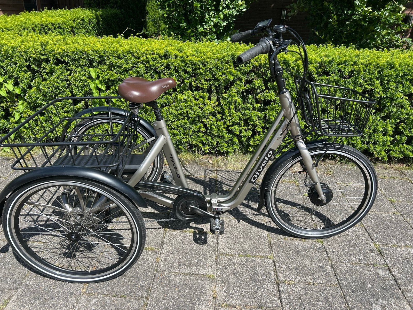Qivelo E-bike Driewieler - Opvouwbaar, 24 inch wielen, Ophalen of Verzenden, Gebruikt