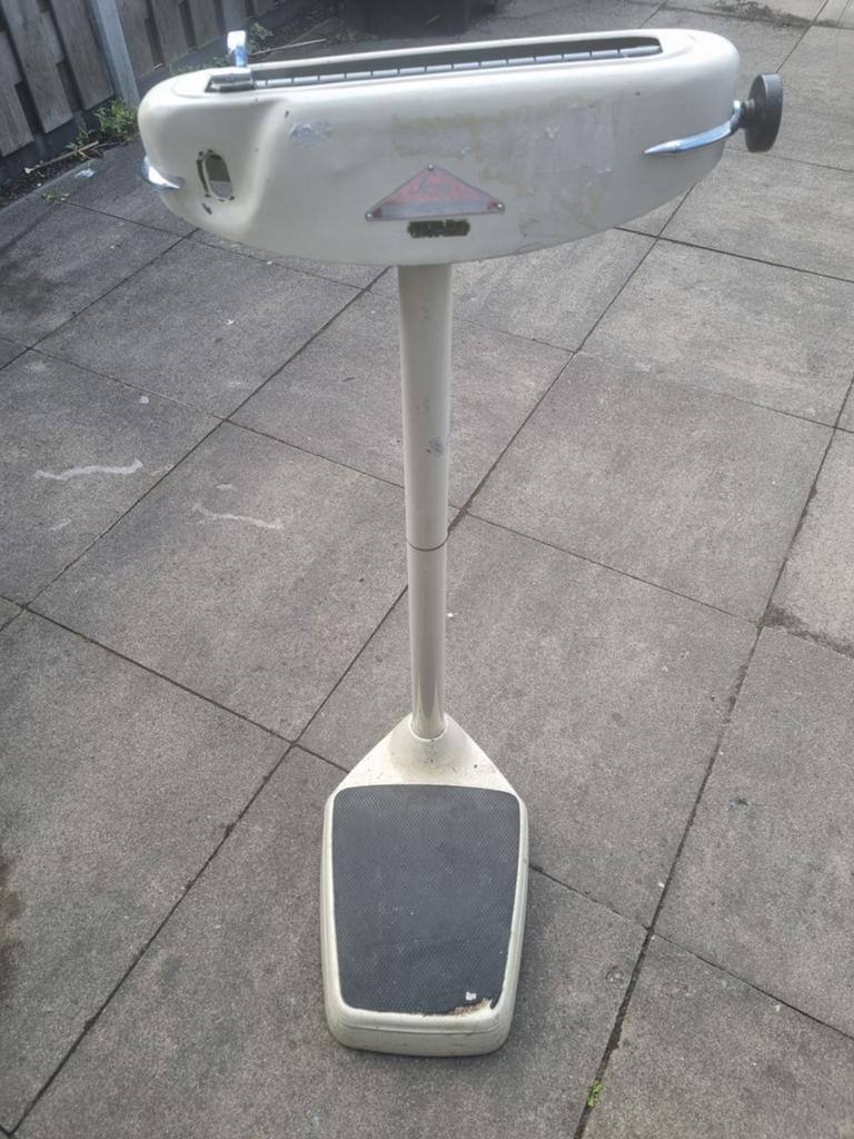 Vintage Seeca Vogel & Halke Hamburg Personenweegschaal, Ophalen, Gebruikt, Overige typen, Minder dan 50 kg