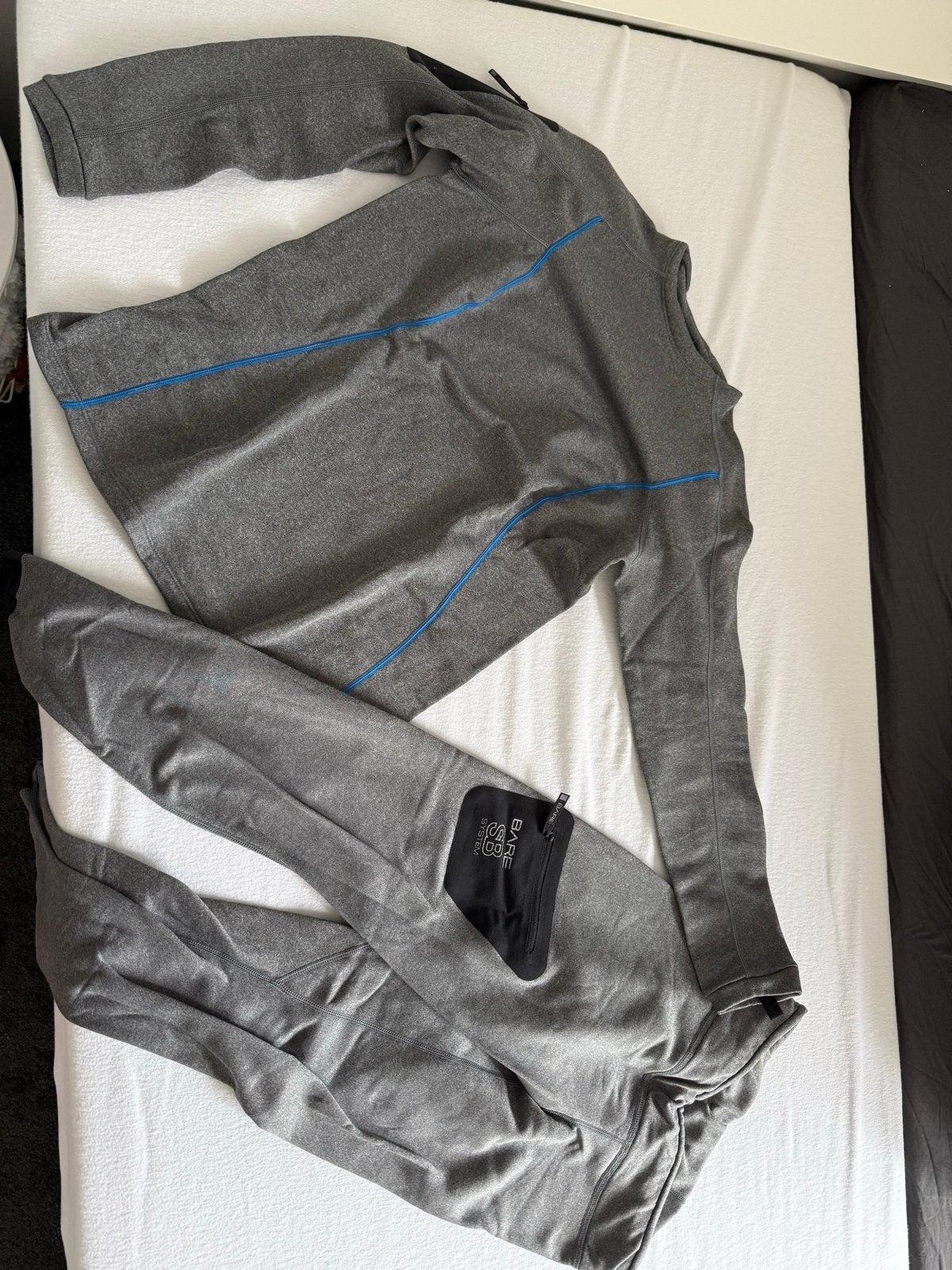 Bare SB System Base Layer Set - Grijs/Blauw, Ophalen of Verzenden, Zo goed als nieuw, Duikpak