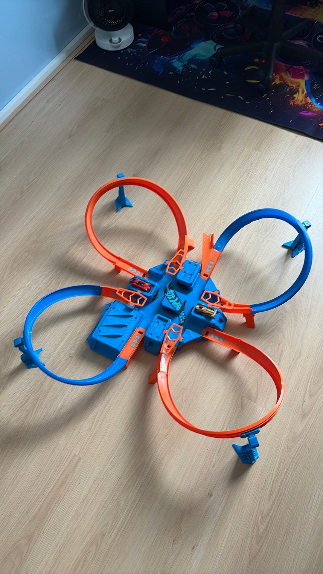 Hot wheels criss cross crash speelset, Racebaan, Ophalen of Verzenden, Zo goed als nieuw, Hot Wheels