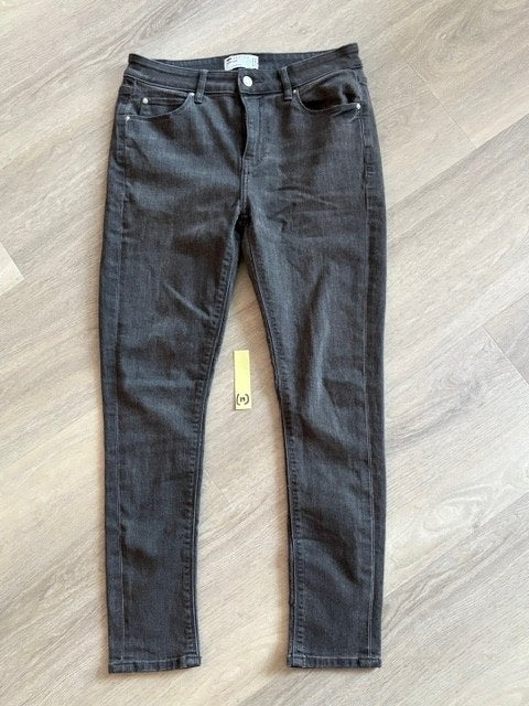 (15) Asos Desigh Powerstretch zwarte heren spijkerbroek, Zwart, Overige jeansmaten, Ophalen of Verzenden, Zo goed als nieuw