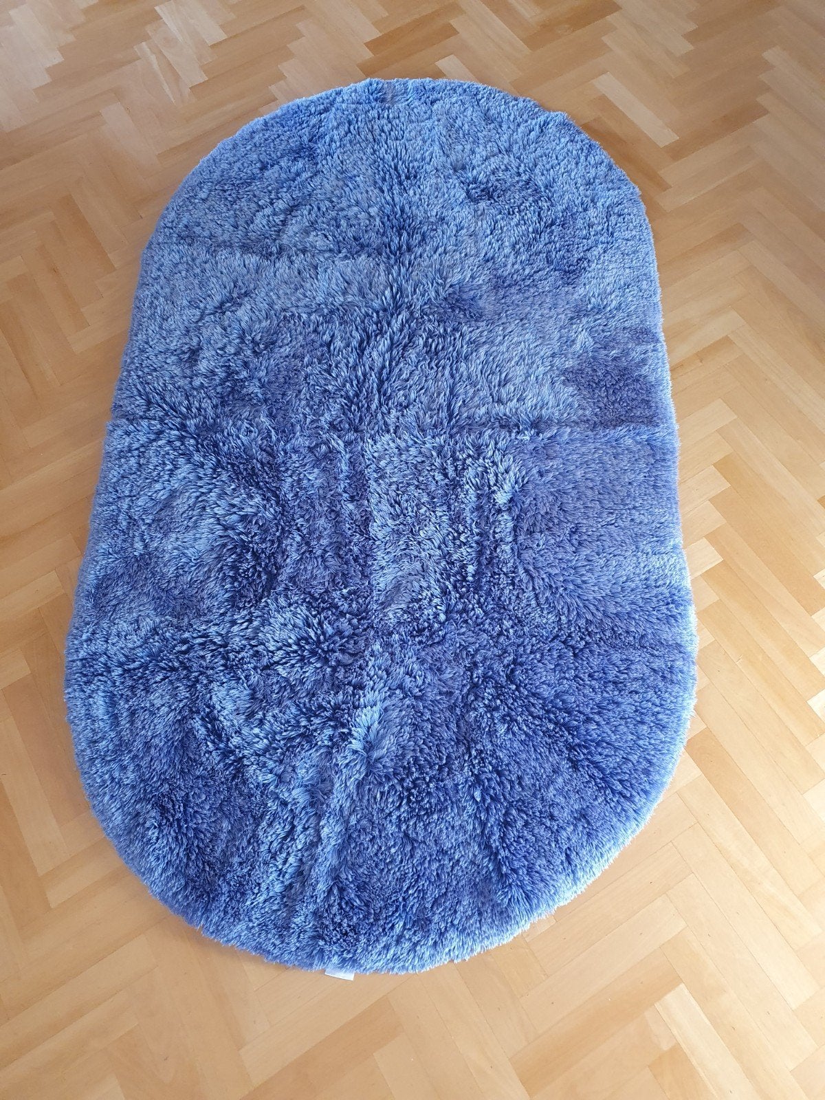 Grote comfortabele badmat, Ophalen, Zo goed als nieuw, Blauw