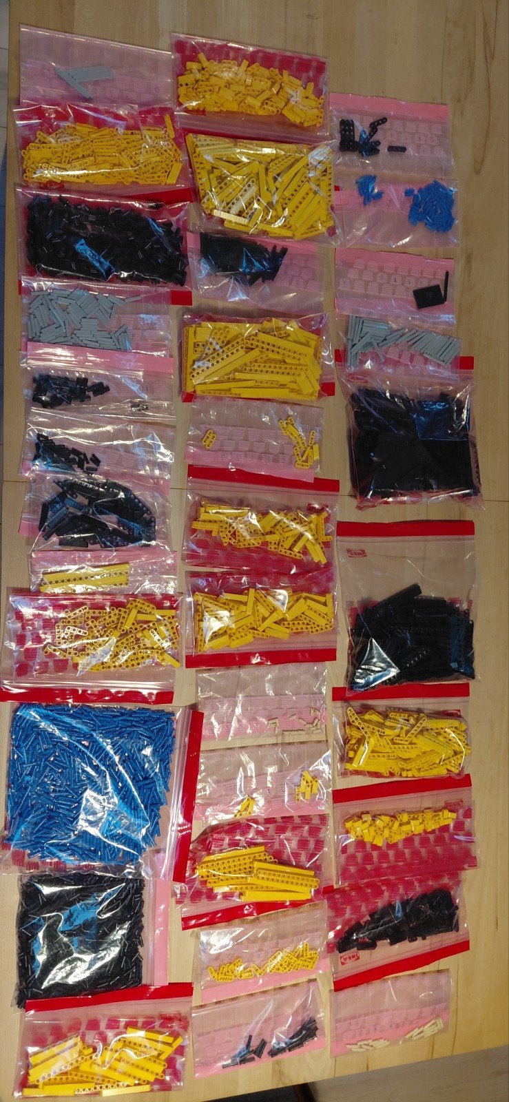 lego technic stukjes gesorteerd, Lego, Ophalen of Verzenden, Zo goed als nieuw, Technic