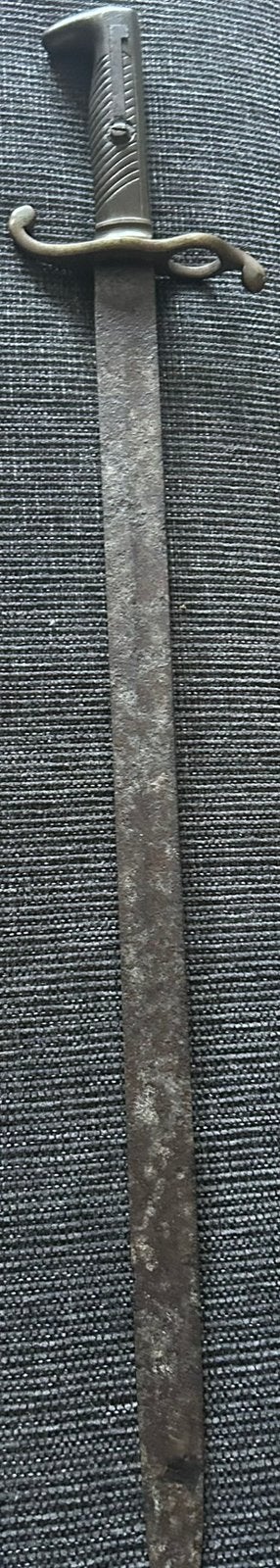 Duitse we1 (Prussian) M 1871 bajonet, Ophalen, Duitsland, Mes of Dolk
